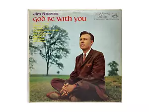 A44 Jim Reeves: God Be With You - 1959 RCA Victor Records LPM 1950 - Gospel LP - Picture 1 of 3