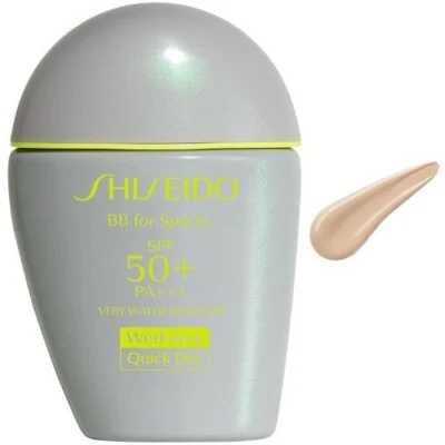 SHISEIDO Sports BB SPF50+ PA+++ 30 ml Crema UV Impermeable Ligera Japón Foto 1 de 4