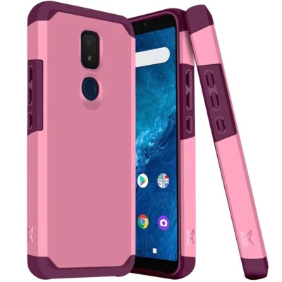 For Sharp Rouvo V FIH STTM21VAPP ShockProof Case Phone Cover + Tempered Glass - Image 1 of 4