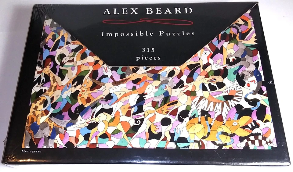 Alex Beard Impossible Puzzle - Menagerie - 315 Pieces - Mint in Sealed Box - Image 1 of 1