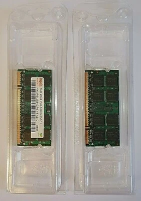Hynix Pair of 1GB Ram Memory -  Taken from a Mac Mini  - 2Rx8 PC2-5300S-555 - Image 1 of 4
