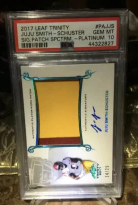 2017 Leaf Trinity Spectrum JuJu Smith-Schuster Auto Rookie /25  PSA 10 🏆 CHIEFS - Image 1 of 4