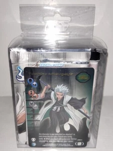 Bleach TCG CCG Deck Tin TOSHIRO HITSUGAYA promo card and 1 Booster pack New OOP - Picture 1 of 5