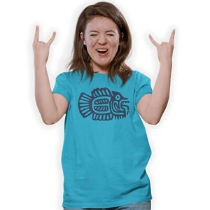 T-Shirt altes Mayafisch Symbol Geburtstagsgeschenk - Bild 1 von 3
