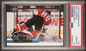 1993 Stadium Club Members Only #10 ERIC LINDROS Philadelphia Flyers PSA 10 GEM