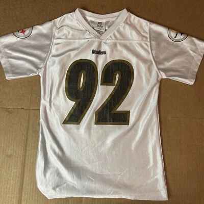 Pittsburgh Steelers NFL Equipo Ropa James Harrison #92 Camiseta Niñas Jóvenes L Foto 1 de 4