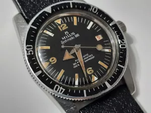 SELTENE 1960ER MILUS ARCHIMEDES 666 20 ATM TAUCHER 38 MM #7303 - Bild 1 von 12