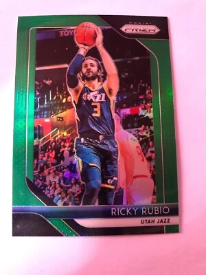 2018-19 Panini Prizm Prizms Green #133 Ricky Rubio - Image 1 of 2