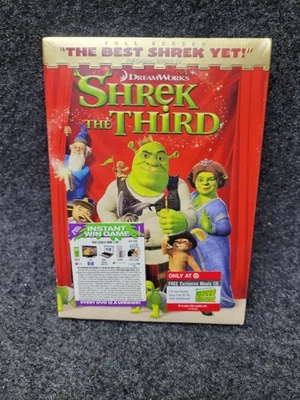 DreamWorks Shrek the Third DVD Full Screen Target Exclusive Bonus CD Sealed - Image 1 of 4