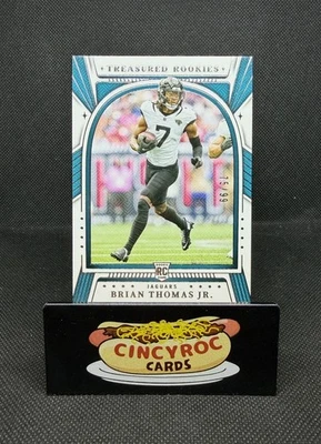 2024 Panini National Treasures Brian Robinson Jr #TR-BTJ Treasured Rookies /99 - Image 1 of 2