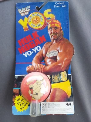 Hulk Hogan Yo-Yo WWF Wrestling 1990 Titan Sports Spectra Star. GIG ITALIA. - Immagine 1 di 4