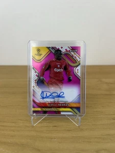 Topps Finest UEFA Club Competitions 2024-25 Emile Heskey Auto Magenta Wave /75 - Picture 1 of 2
