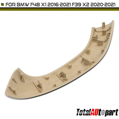 Cubierta de moldura de manija de puerta interior Oyster para conductor BMW F48 X1 16-21 F39 X2 Foto 1 de 4