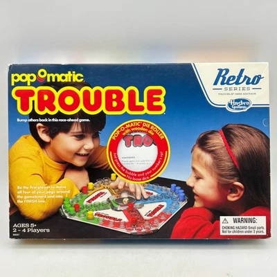Trouble Retro Series COMPLETE Hasbro 2015 Classic Pop O Matic Kids Game - Image 1 of 4