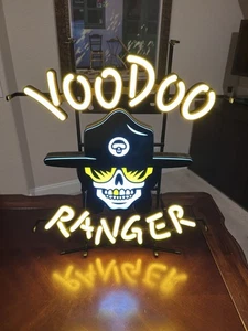 Nuevo letrero de cerveza artesanal de neón LED Belgium Brewing Voodoo Ranger NUEVO 24x34 funciona - Imagen 1 de 4