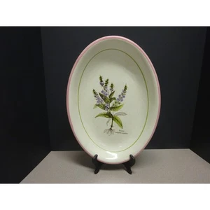 Plato para servir vintage Water Speedwell Veronica anagallis-aquatica 16" x 11,5"" - Imagen 1 de 7