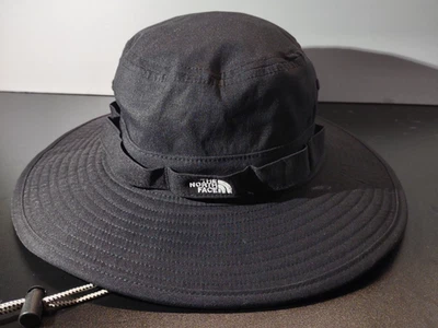 North Face Wide Brim Boonie Hat Cap Black Unisex Adult S/M Fitted Outdoor Hiking - image 1 of 4
