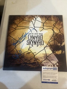 LYNYRD SKYNYRD SIGNED AUTOGRAMM VINYL ALBUM ACOA LAST OF A DYIN BREED VAN ZANT  - Bild 1 von 10