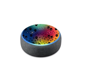 Dog Paws Cute Skin for Amazon ECHO DOT 3 3rd Gen Alexa Vinyl Wrap Cover Stickers - Picture 1 of 3
