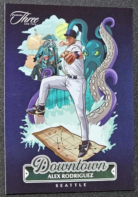 2025 Panini Three and Two Alex Rodriguez Mariners Downtown Case Hit SSP - #12 - Image 1 of 2