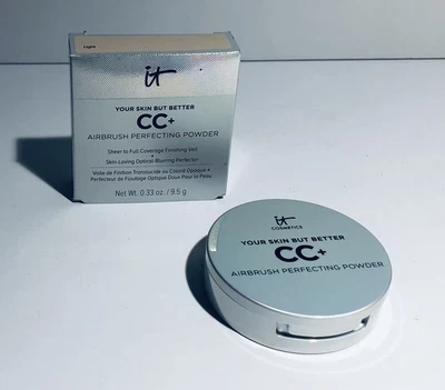 it Cosmetics YOUR SKIN BUT BETTER CC+ Airbrush Perfecting Powder LIGHT 0.33oz - Image 1 of 4