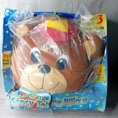BABY BEARS STORY TELLING PILLOW GENERAL CREATION 2000 - RARE NEW OPENED BOX - Image 1 of 4