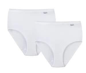 Slip donna vita alta Brunhild set 2 pezzi bianco M - Foto 1 di 1