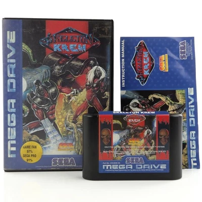 Sega Mega Drive Spiel : Skelleton Krew - MD PAL Modul Anleitung OVP - Bild 1 von 4