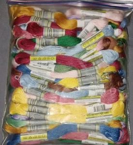 Sullivans Embroidery Floss 100% Cotton Lot Of 71 Skeins - Picture 1 of 2