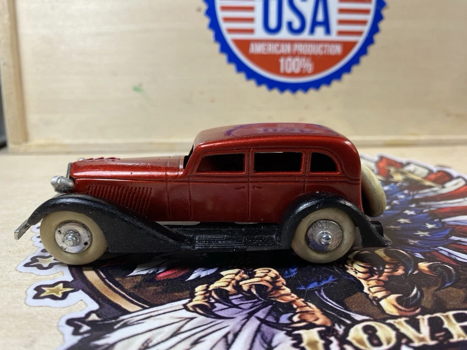 Tootsietoys Graham sedán de 5 ruedas alrededor de 1933-1939 impresionante hermoso. Metálico. Foto 1 de 4