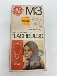 Scatola vintage ~ GE Flash Lampadine M3 lampadine trasparenti numero 6 - Foto 1 di 5