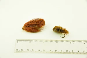 Vintage Hair Fly Minnow Antique Fishing Lure Lot JJ28 - Picture 1 of 2