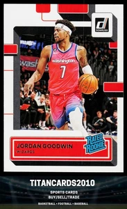 Jordan Goodwin 2022-23 Panini Donruss Rated Rookie RC Washington Wizards #196 - Picture 1 of 2
