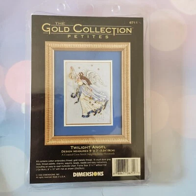 Dimensions Petites Gold Collection Counted Cross Stitch Kit TWILIGHT ANGEL - Image 1 of 4