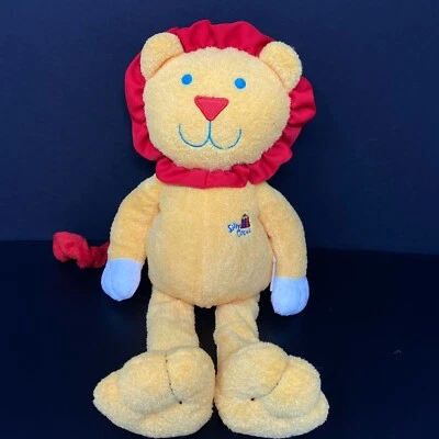 Peluche Burton Silly Circus León Naranja Larga Cola Roja Peluche Juguete Lovey Foto 1 de 4