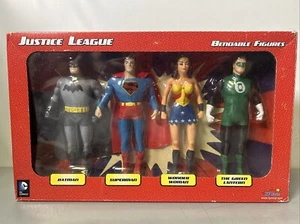Juego de figuras flexibles Liga de la Justicia 5" DC Comics con Flash y Batman - Imagen 1 de 6
