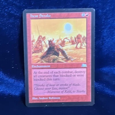 Heat Stroke Weatherlight Rare MTG Magic The Gathering Card RESERVED LIST - Image 1 of 4