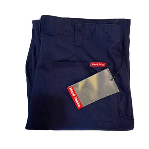 Hard Yakka Navy Cargo Work Pants Heavy Duty Unisex Straight Leg Size 82 Regular - Picture 1 of 10