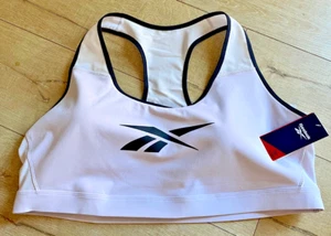 SZ 4XL- Large Plus Reebok Women's Standard Lux Racerback Spot Bra medium support - Picture 1 of 9