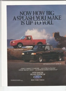 Original 1994 Ford Ranger Splash Pickup Magazin Anzeige - Bild 1 von 1