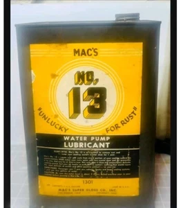 Vtg MACs No -13 Water Pump Lubrication Can - Picture 1 of 3