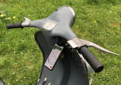 Vespa für Quad Lock Out Front Bike Twist Handyhalter Gerät VBB VNB VNA VBA VGL - Bild 1 von 4