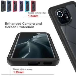 PC+TPU Double Protector Case For Xiaomi 11 Poco M3 F3 Redmi Note 10 Pro Cover - Picture 1 of 18