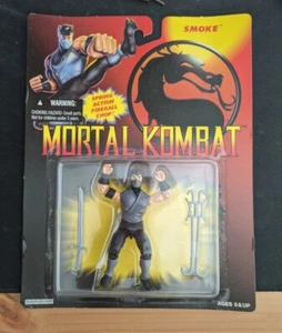 Hasbro Mortal Kombat Smoke Figure 1994 MOC Sealed - Picture 1 of 2
