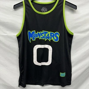 Space Jam Monstars Sleeveless Basketball Jersey Black Adult Large Black Green 0 - Picture 1 of 10