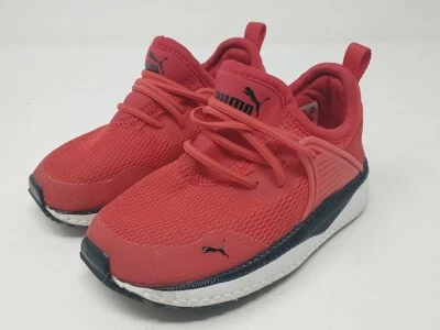 Puma Pacer Next Cage AC Lace Up Toddler Red Sneakers Kid Shoes Size 6C 366425-08 - Image 1 of 4