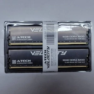 A-Tech Velocity 32GB 2x16GB PC4-25600 DDR4 3200 XMP Desktop PC Gaming Memory RAM - Picture 1 of 1