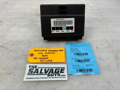 04 05 Chevrolet GMC DURAMAX LLY 6.6 BODY CONTROL MODULE BCM 15136877 - Image 1 of 4