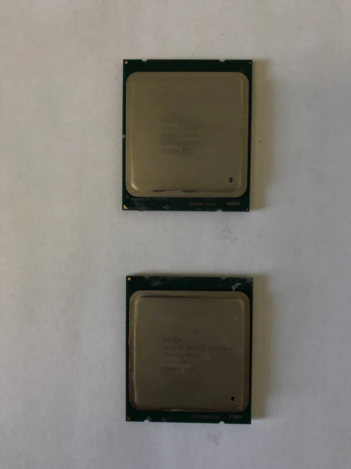 Matched Pair Intel Xeon E5-2640 V2 @ 2.00GHz Server Processors SR19Z - Image 1 of 1