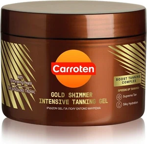 Carroten Intensive Gold Tanning Gel 150 ml Tan Accelerator Coconut Oil Vitamin A - Picture 1 of 1